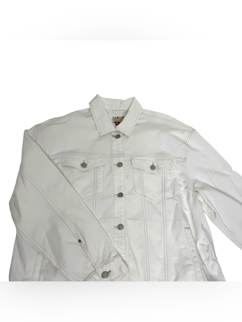Pilcro White Denim Jean Jacket - Picture 8 of 13